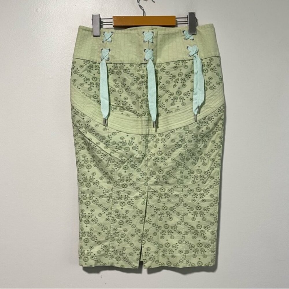 Antonio Berardi Women’s High-Waisted Floral Pencil Skirt Size 44 - Picture 8 of 14